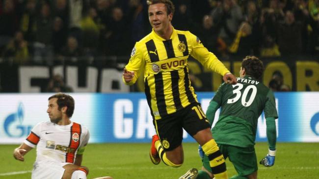 Gotze chính là cái tên nổi bật nhất của Dortmund tại CL 2012-13