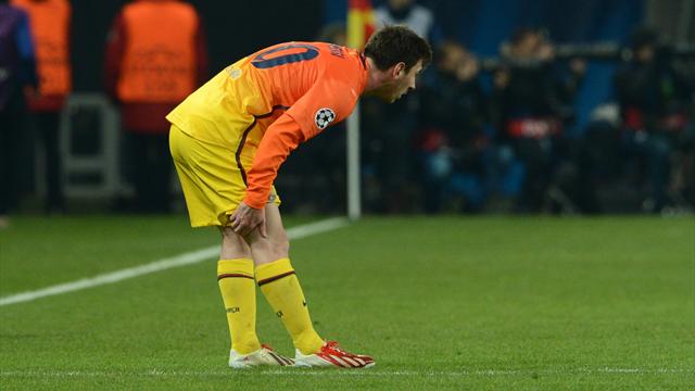 Messi cũng biết đau như bao cầu thủ khác