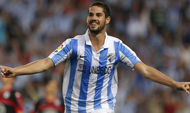 Isco chơi cực hay trong màu áo Malaga ở mùa giải vừa rồi