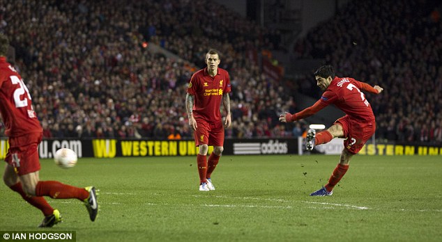Liverpool đã vùng lên nhưng những nỗ lực của Suarez là không đủ