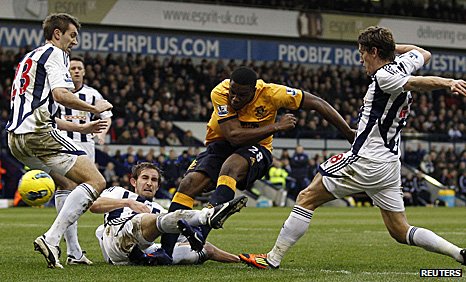 West Bromwich 0-1 Everton (Highlight vòng 19, Premier League 2011-12)