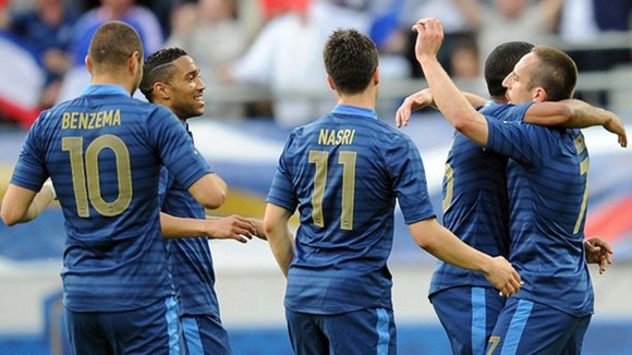 Pháp 2-0 Serbia Giao hữu quốc tế 2012