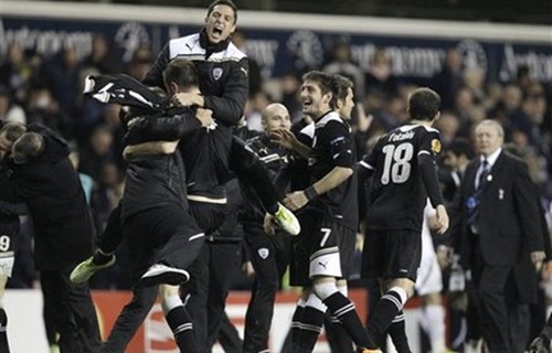 Tottenham 1-2 PAOK Saloniki (Highlight bảng A, Europa League 2011-2012)