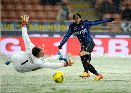 Inter Milan 4-4 Palermo (Highlight vòng 21, Serie A 2011-12)