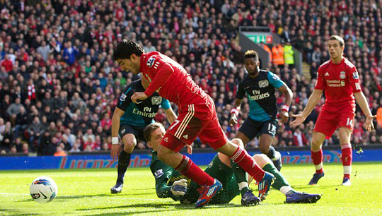Liverpool 1-2 Arsenal (Highlight vòng 27, Premier League 2011-2012)