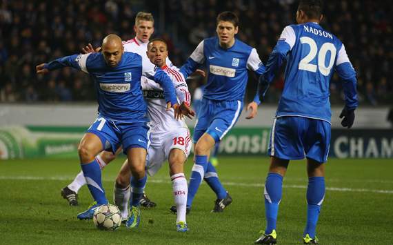 Racing Genk 1-1 Bayer Leverkusen (Highlight bảng E, Champions League 2011-2012)