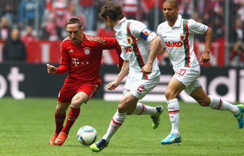 Bayern Munich 2-1 Augsburg (Highlight vòng 29, Bundesliga 2011-12)