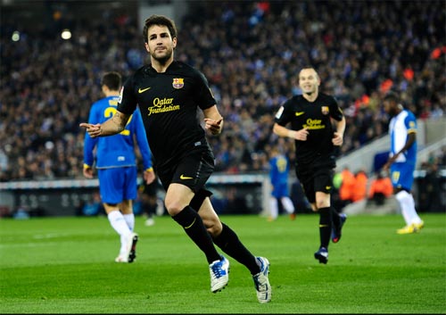 Espanyol 1-1 Barcelona (Highlight vòng 18, La Liga 2011-12 )