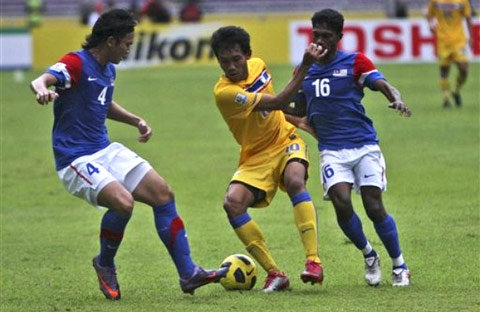 Malaysia 2-1 Thái Lan (Highlight bảng A, bóng đá Nam SEA Games 26) 
