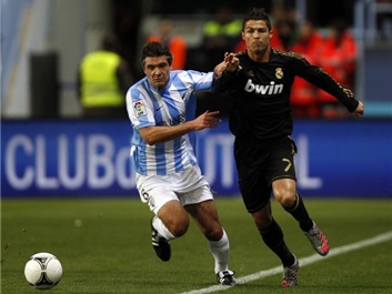 Malaga 0-1 Real Madrid (Highlight cup nhà Vua TBN 2012)