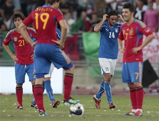 Italy 2-1 Tây Ban Nha (Giao hữu quốc tế ngày 11-08-2011)