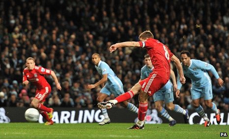 Man City 0-1 Liverpool (Bán kết lượt đi Carling Cup 2011-12)