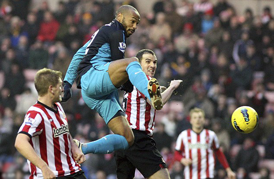 Sunderland 1-2 Arsenal (Highlight vòng 25, Premier League 2011-12)