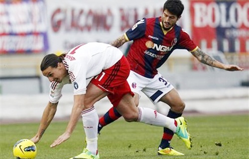 Bologna 2-2 AC Milan (Highlight vòng 15, Serie A 2011-12)