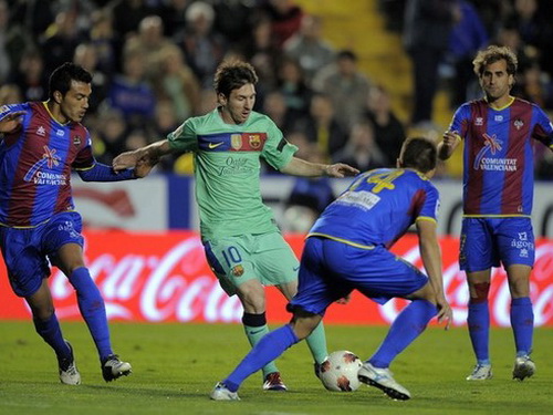 Levante 1-2 Barcelona (Highlight vòng 34, La Liga 2011-12)Highlight vòng 34 La L