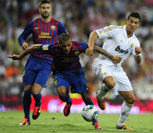 Real Madrid 2-2 Barcelona (Lượt đi siêu Cúp Tây Ban Nha 2011) 
