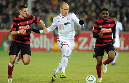 Freiburg 0-0 Bayern Munich (Highlight vòng 22, Budesliga 2011-12)