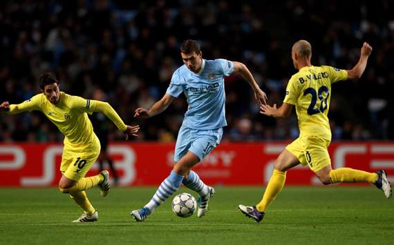 Man City 2-1 Villarreal (Highlight bảng A, Champions League 2011-2012)