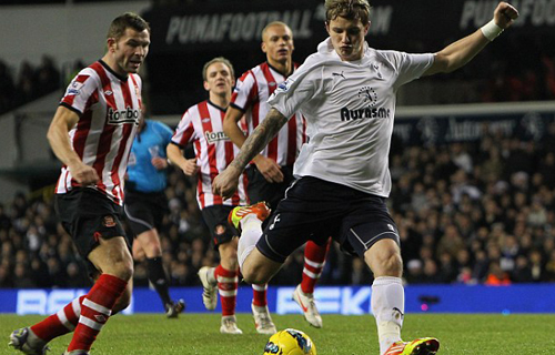 Tottenham 1-0 Sunderland (Highlight vòng 16, Premier League 2011-12)