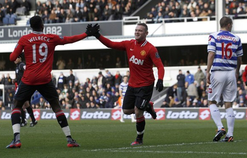 QPR 0-2 Manchester United (Highlight vòng 16, Premier League 2011-12)