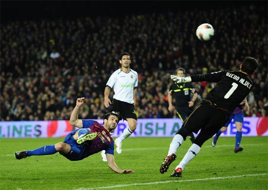 Barcelona 5-1 Valencia (Highlight vòng 24, La Liga 2011-12)