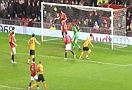 GOAL! Fletcher rút ngắn tỉ số cho đội khách (LIVE: Man Utd 2-1 Wolves)