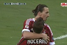 GOAL! Ibra thành công trên chấm phạt đền (Live: AC Milan 4-0 Chievo)
