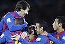 GOAL! Messi ấn định chiến thắng 4-0 cho Barca (LIVE: Santos 0-4 Barcelona)