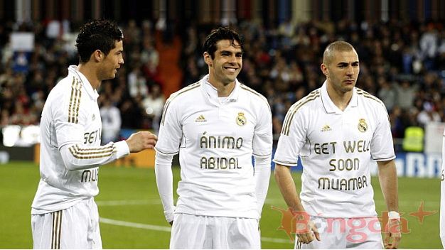Bóng đá - Ảnh trong ngày: Madrid ủng hộ cả Abidal lẫn Muamba
