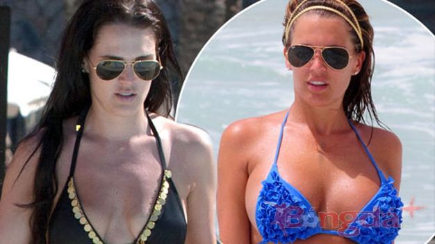 Bóng đá - Danielle Lloyd dừng may váy cưới vì... lệch ngực
