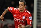GOAL! Agger đánh đầu ghi bàn mở tỷ số trận đấu (LIVE: Liverpool 1-0 Man U)