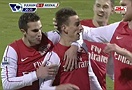 GOAL! Koscielny mở tỷ số cho đội khách (Live: Fulham 0-1 Arsenal)