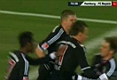 GOAL! Olic ghi bàn đưa trận đấu trở về vạch xuất phát (Live: Hamburger SV 1-1 Bayern Munich)