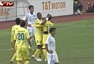 GOAL! Samson dễ dàng mở tỷ số cho đội bóng Thủ đô (LIVE: Hanoi T&T 1-0 CS.Đồng Tháp)