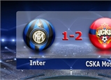 Inter Milan 1-2 CSKA Moscow Highlight bảng B Champions League 2011-2012