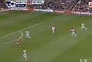 Rất nguy hiểm !!! Bóng dội cột dọc West Brom (Live: Man Utd 1-0 West Brom)