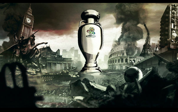 Truyền hình Trung Quốc gây sốc với quảng cáo San bằng cả châu Âu vì Euro 2012