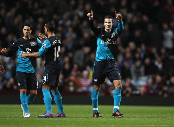 Aston Villa 1-2 Arsenal (Highlight vòng 17, Premier League 2011-12)