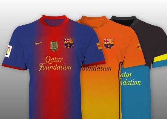 Clip Barcelona ra mắt trang phục thi đấu mùa giải 2012 2013