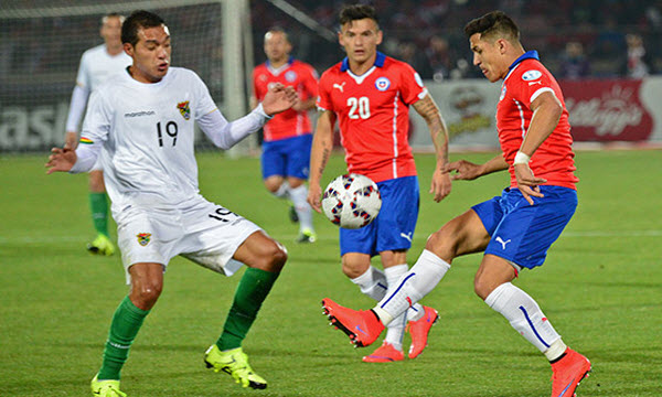 Bóng đá - Chile vs Uruguay 06h30, ngày 25/06