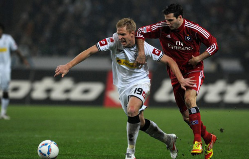 Monchengladbach 1-1 Hamburger SV (Highlight vòng 23, Budesliga 2011-12)