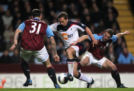 Aston Villa 1-2 Bolton Highlight đá bù vòng 29 Premier League 2011-12