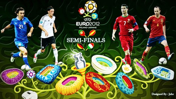 Bóng đá - Bán kết EURO 2012: Tứ đại anh hào hội tụ 