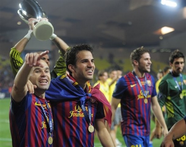 Cận cảnh Barcelona đăng quang siêu cúp châu Âu 2011 