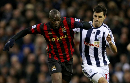West Brom 0-0 Man City (Highlight vòng 18, Premier League 2011-12)