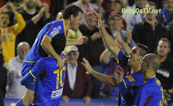 Levante 4-0 Sporting Gijon (Highlight vòng 14, La Liga 2011-2012)
