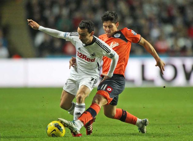 Swansea City 1-1 Queens Park R (Highlight vòng 18, Premier League 2011-12)