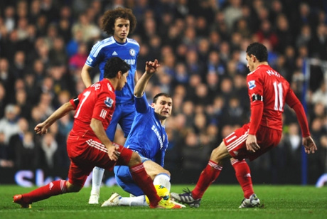 Chelsea chuẩn bị cho trận tứ kết Carling Cup với Liverpool 
