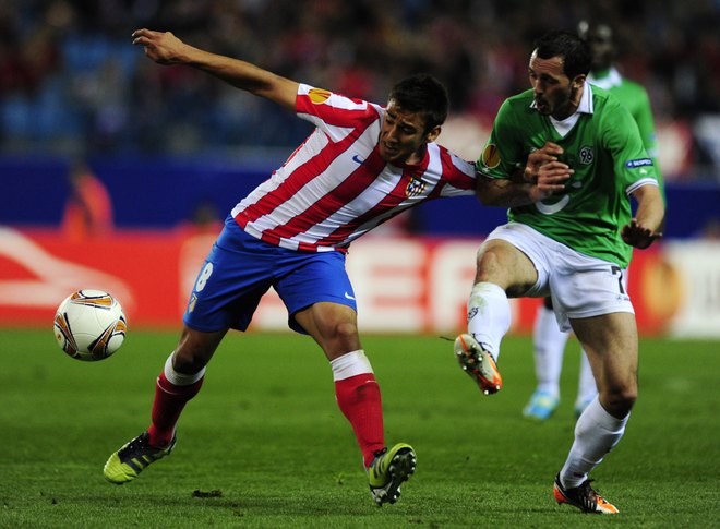 Atletico Madrid 2-1 Hannover (Highlight tứ kết lượt đi Europa League) 