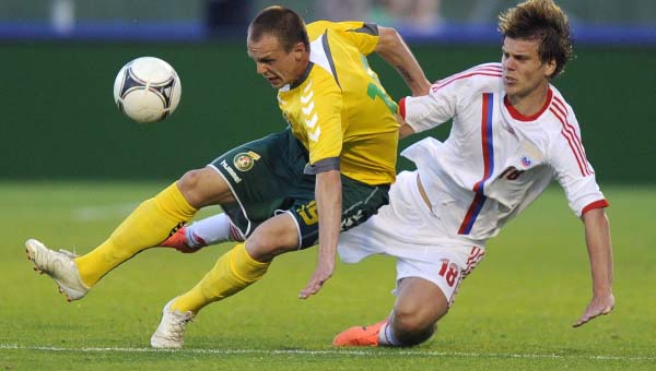 Lithuania 0-0 Nga Highlight giao hữu quốc tế 2012